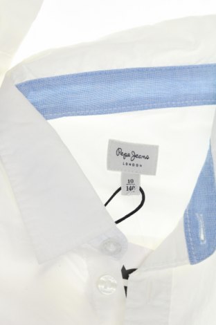 Παιδικό πουκάμισο Pepe Jeans, Μέγεθος 9-10y/ 140-146 εκ., Χρώμα Λευκό, Τιμή 35,05 €
