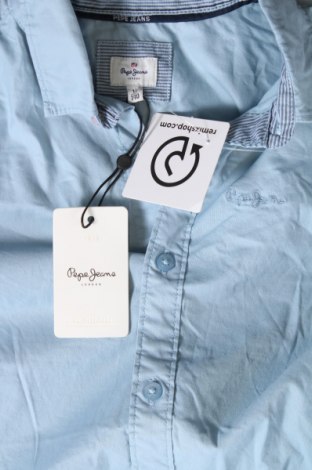 Παιδικό πουκάμισο Pepe Jeans, Μέγεθος 8-9y/ 134-140 εκ., Χρώμα Μπλέ, Τιμή 17,53 €