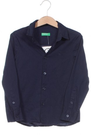 Παιδικό πουκάμισο United Colors Of Benetton, Μέγεθος 3-4y/ 104-110 εκ., Χρώμα Μπλέ, Τιμή 6,74 €