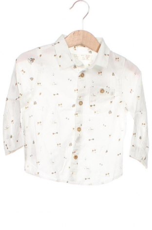 Детска риза Zara, Размер 18-24m/ 86-98 см, Цвят Бял, Цена 6,16 лв.