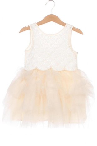 Детска рокля, Размер 2-3y/ 98-104 см, Цвят Екрю, Цена 41,60 лв.