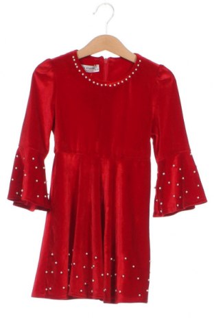 Детска рокля, Размер 3-4y/ 104-110 см, Цвят Червен, Цена 21,17 лв.