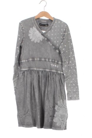 Παιδικό φόρεμα Desigual, Μέγεθος 8-9y/ 134-140 εκ., Χρώμα Γκρί, Τιμή 39,41 €