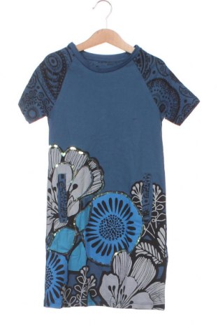 Kinderkleid Desigual, Größe 7-8y/ 128-134 cm, Farbe Blau, Preis 27,32 €
