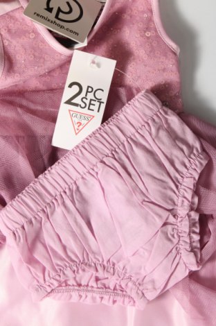 Rochie pentru copii Guess, Mărime 3-6m/ 62-68 cm, Culoare Roz, Preț 176,45 Lei