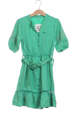 Rochie pentru copii Guess, Mărime 7-8y/ 128-134 cm, Culoare Verde, Preț 235,27 Lei
