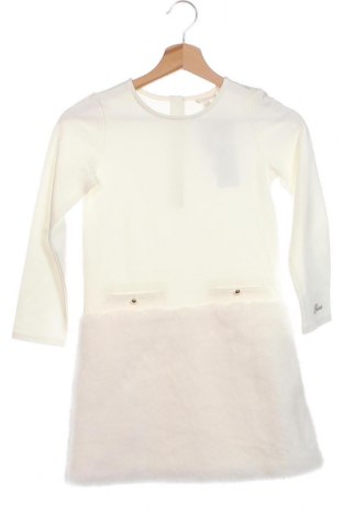 Детска рокля Guess, Размер 7-8y/ 128-134 см, Цвят Бял, Цена 89,40 лв.