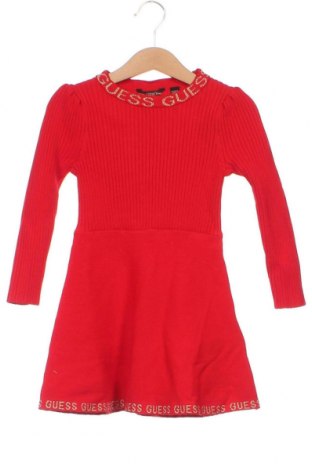 Rochie pentru copii Guess, Mărime 2-3y/ 98-104 cm, Culoare Roșu, Preț 250,53 Lei