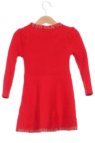 Dziecięca sukienka Guess, Rozmiar 2-3y/ 98-104 cm, Kolor Czerwony, Cena 231,55 zł