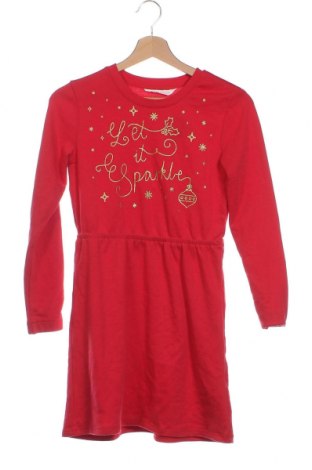Детска рокля H&M, Размер 10-11y/ 146-152 см, Цвят Червен, Цена 15,20 лв.