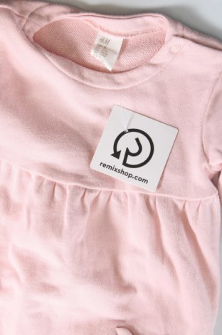 Детска рокля H&M, Размер 6-9m/ 68-74 см, Цвят Розов, Цена 10,02 лв.