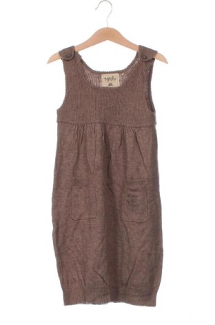 Детска рокля Kristine Vikse, Размер 4-5y/ 110-116 см, Цвят Кафяв, Цена 15,60 лв.