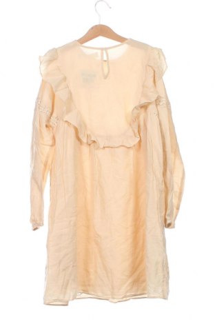 Kinderkleid Zara, Größe 11-12y/ 152-158 cm, Farbe Beige, Preis 11,69 €