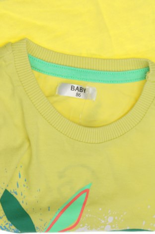 Kinder T-Shirt, Größe 12-18m/ 80-86 cm, Farbe Gelb, Preis 2,88 €