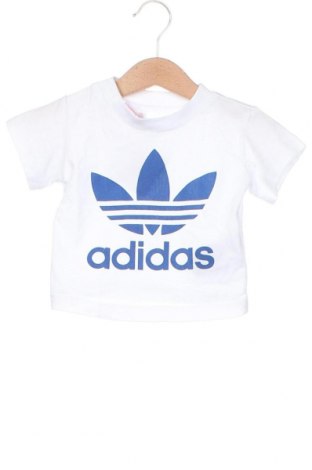 Dziecięcy T-shirt Adidas Originals, Rozmiar 3-6m/ 62-68 cm, Kolor Biały, Cena 29,66 zł