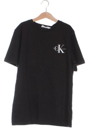 Детска тениска Calvin Klein Jeans, Размер 13-14y/ 164-168 см, Цвят Черен, Цена 37,20 лв.