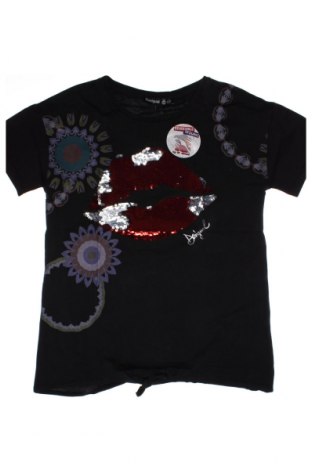 Tricou pentru copii Desigual, Mărime 13-14y/ 164-168 cm, Culoare Negru, Preț 73,82 Lei