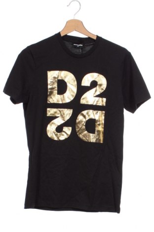 Παιδικό μπλουζάκι Dsquared2, Μέγεθος 15-18y/ 170-176 εκ., Χρώμα Μαύρο, Τιμή 118,04 €