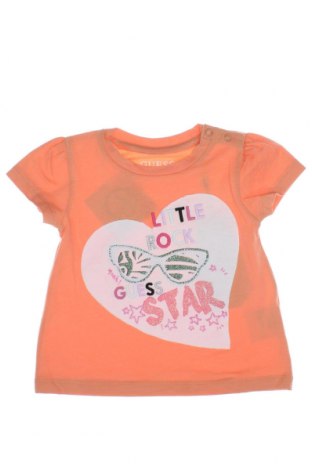 Детска тениска Guess, Размер 3-6m/ 62-68 см, Цвят Оранжев, Цена 23,00 лв.