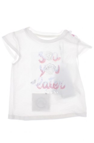 Παιδικό μπλουζάκι Guess, Μέγεθος 3-6m/ 62-68 εκ., Χρώμα Λευκό, Τιμή 10,67 €