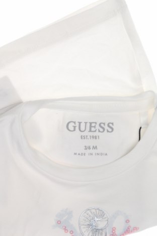 Tricou pentru copii Guess, Mărime 3-6m/ 62-68 cm, Culoare Alb, Preț 36,32 Lei