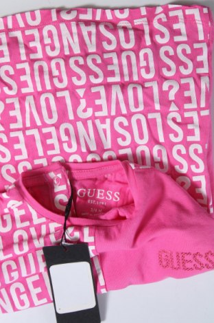 Παιδικό μπλουζάκι Guess, Μέγεθος 3-6m/ 62-68 εκ., Χρώμα Ρόζ , Τιμή 23,71 €