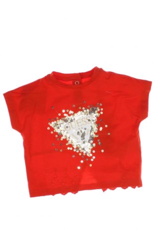 Детска тениска Guess, Размер 3-6m/ 62-68 см, Цвят Червен, Цена 23,00 лв.