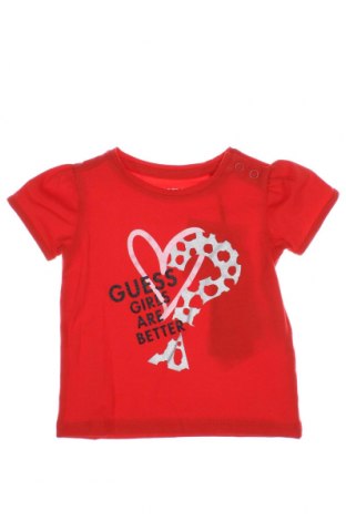Kinder T-Shirt Guess, Größe 3-6m/ 62-68 cm, Farbe Rot, Preis € 11,86