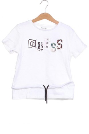 Dziecięcy T-shirt Guess, Rozmiar 7-8y/ 128-134 cm, Kolor Biały, Cena 73,57 zł