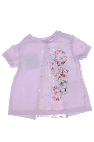 Παιδικό μπλουζάκι Guess, Μέγεθος 3-6m/ 62-68 εκ., Χρώμα Βιολετί, Τιμή 11,86 €