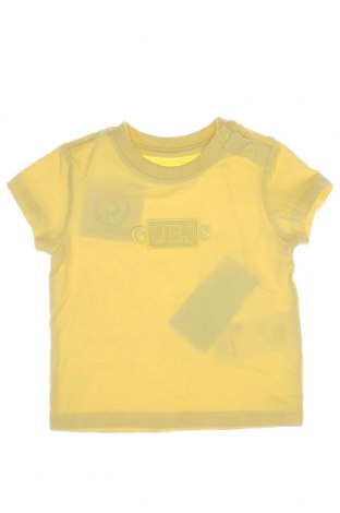 Dziecięcy T-shirt Guess, Rozmiar 3-6m/ 62-68 cm, Kolor Żółty, Cena 67,44 zł