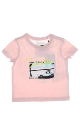 Tricou pentru copii Guess, Mărime 3-6m/ 62-68 cm, Culoare Roz, Preț 36,32 Lei
