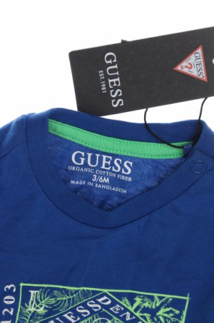 Dětské tričko  Guess, Velikost 3-6m/ 62-68 cm, Barva Modrá, Cena  667,00 Kč