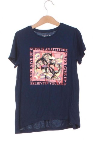 Dziecięcy T-shirt Guess, Rozmiar 7-8y/ 128-134 cm, Kolor Niebieski, Cena 98,09 zł