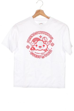 Dziecięcy T-shirt Guess, Rozmiar 7-8y/ 128-134 cm, Kolor Biały, Cena 67,44 zł