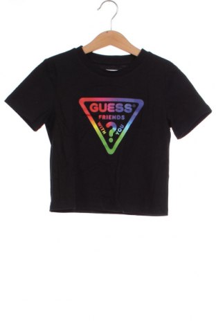 Детска тениска Guess, Размер 8-9y/ 134-140 см, Цвят Черен, Цена 27,60 лв.