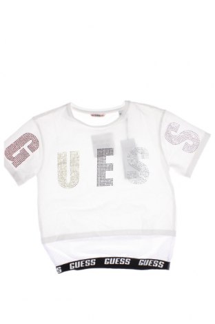 Kinder T-Shirt Guess, Größe 7-8y/ 128-134 cm, Farbe Weiß, Preis 18,97 €