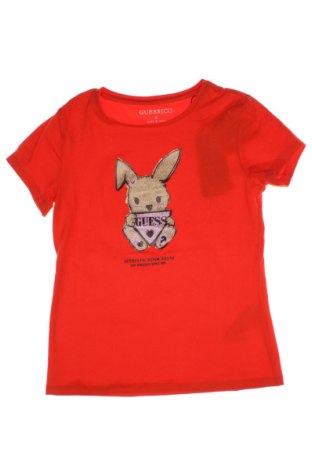 Dziecięcy T-shirt Guess, Rozmiar 7-8y/ 128-134 cm, Kolor Czerwony, Cena 122,61 zł