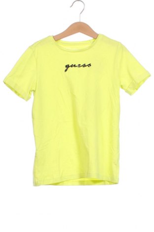 Παιδικό μπλουζάκι Guess, Μέγεθος 8-9y/ 134-140 εκ., Χρώμα Κίτρινο, Τιμή 14,23 €