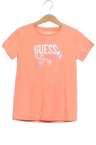 Kinder T-Shirt Guess, Größe 7-8y/ 128-134 cm, Farbe Orange, Preis 14,23 €