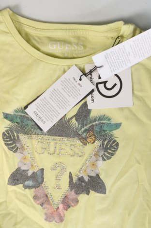 Dziecięcy T-shirt Guess, Rozmiar 7-8y/ 128-134 cm, Kolor Żółty, Cena 122,61 zł