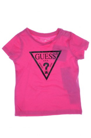 Tricou pentru copii Guess, Mărime 12-18m/ 80-86 cm, Culoare Roz, Preț 66,58 Lei