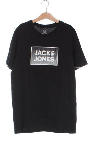 Детска тениска Jack & Jones, Размер 13-14y/ 164-168 см, Цвят Черен, Цена 18,15 лв.