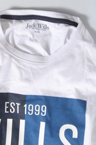 Детска тениска Jack Wills, Размер 12-13y/ 158-164 см, Цвят Бял, Цена 14,79 лв.