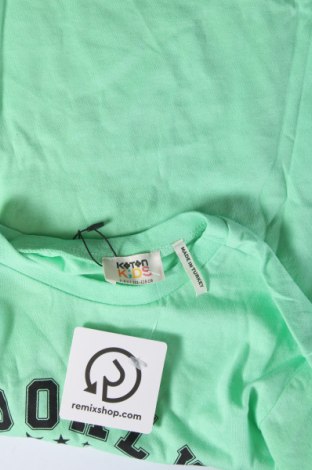 Детска тениска Koton, Размер 6-7y/ 122-128 см, Цвят Зелен, Цена 33,00 лв.