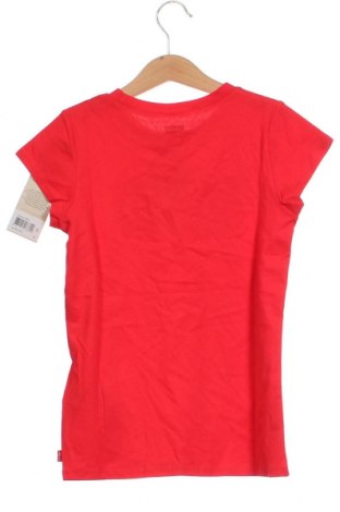 Детска тениска Levi's, Размер 7-8y/ 128-134 см, Цвят Червен, Цена 28,56 лв.