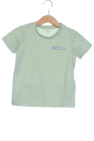 Детска тениска Name It, Размер 18-24m/ 86-98 см, Цвят Зелен, Цена 16,50 лв.