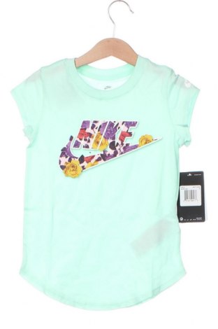 Kinder T-Shirt Nike, Größe 3-4y/ 104-110 cm, Farbe Grün, Preis 25,26 €