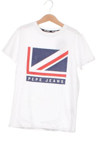 Kinder T-Shirt Pepe Jeans, Größe 9-10y/ 140-146 cm, Farbe Weiß, Preis 16,08 €