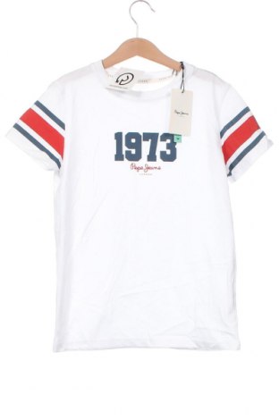 Kinder T-Shirt Pepe Jeans, Größe 9-10y/ 140-146 cm, Farbe Weiß, Preis 13,15 €